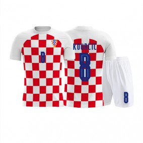 Kroatia 2023/2024 Mateo Kovacic 8 Hjemme Landslagsdrakt Kortermet
